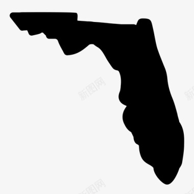 佛罗里达半岛州图标图标