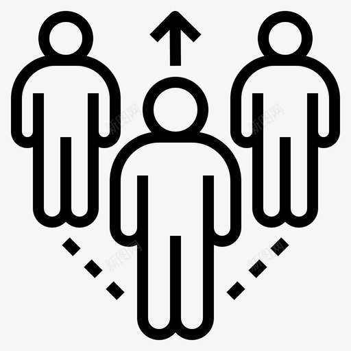 领导业务人力资源图标svg_新图网 https://ixintu.com 业务 人力资源 招聘 管理 领导 领导和管理