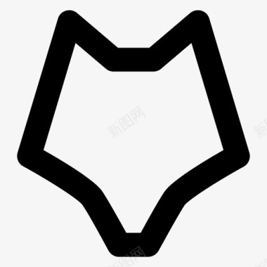 狐狸动物野生图标图标