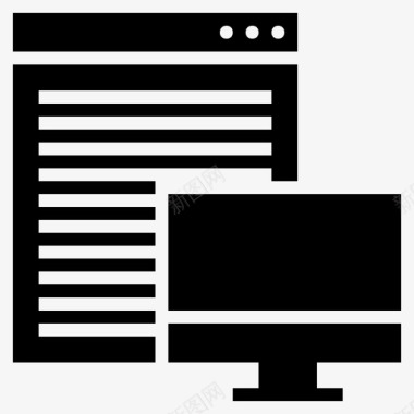 博客软件开发网页图标图标