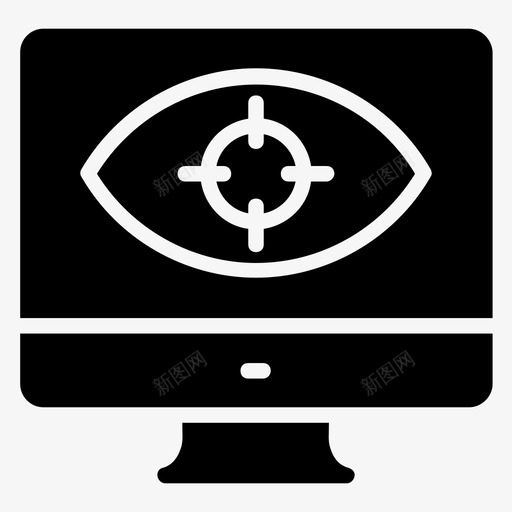 数据监控数据分析器数据优化图标svg_新图网 https://ixintu.com 人力资源字形图标 数据优化 数据分析器 数据可视化 数据监控 网络可见性
