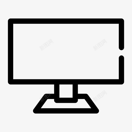屏幕计算机监视器图标svg_新图网 https://ixintu.com 屏幕 工作站 服务器 监视器 硬件间隙介质 计算机