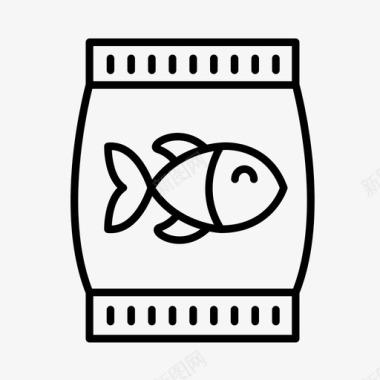 鱼食水产钓鱼图标图标