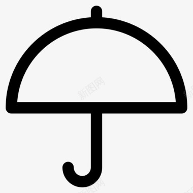 伞开放伞阳伞图标图标