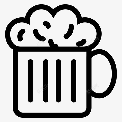 啤酒食品和饮料图标svg_新图网 https://ixintu.com 啤酒 食品和饮料