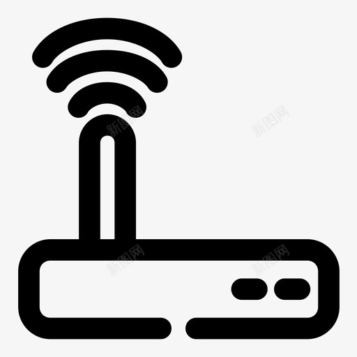 路由器互联网网络图标svg_新图网 https://ixintu.com wifi 互联网 媒体2gapbold 无线 网络 路由器