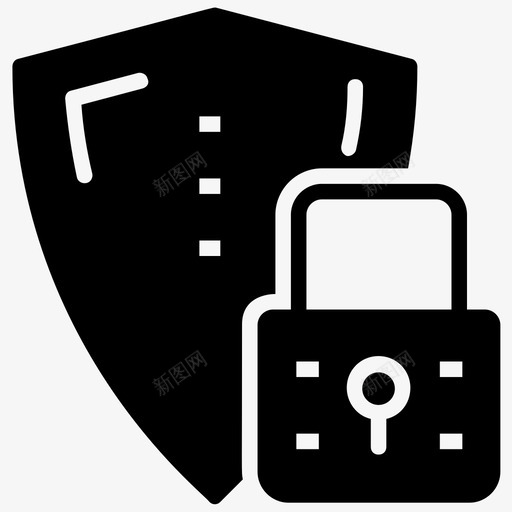 安全防御保护图标svg_新图网 https://ixintu.com 保护 安全 社交媒体策略雕文图标 防御