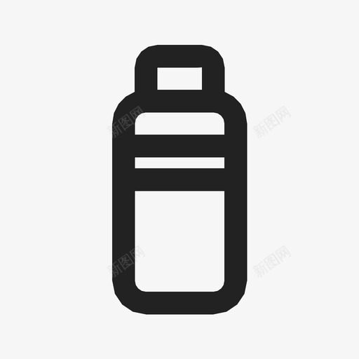 塑料瓶饮料生态图标svg_新图网 https://ixintu.com 塑料瓶 水 生态 饮料