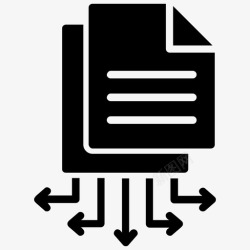 矢量电子文档电子数据存储数据存储数字数据图标高清图片
