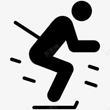 滑冰奥林匹克运动会花样滑冰图标图标