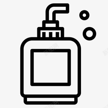 洗发水浴室设备图标图标