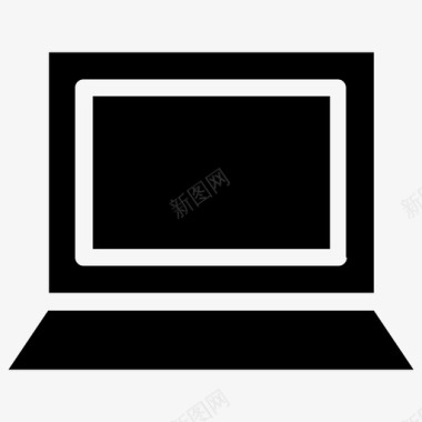 笔记本电脑设备屏幕图标图标