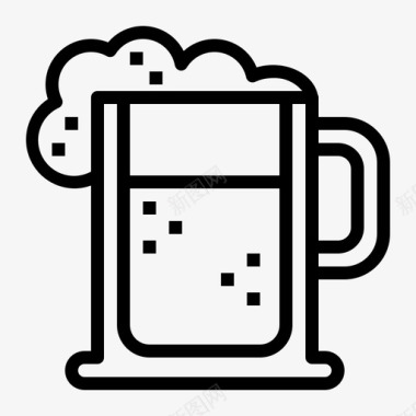 啤酒酒饮料图标图标