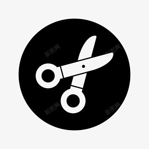 剪刀圆剪刀园艺图标svg_新图网 https://ixintu.com 剪刀 园艺 圆剪刀