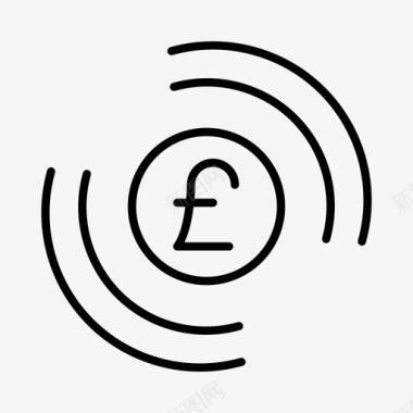 paywave银行货币图标图标