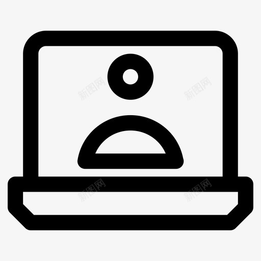 视频通话应用在线通讯系统视频通话图标svg_新图网 https://ixintu.com 在线通讯系统 用户界面线图标 视频聊天 视频通话 视频通话应用 视频通话软件