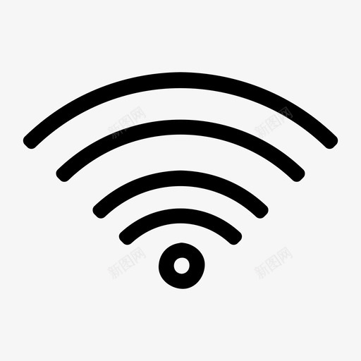 信号热点移动数据图标svg_新图网 https://ixintu.com wifi 信号 技术计算机硬件 热点 移动数据 网络