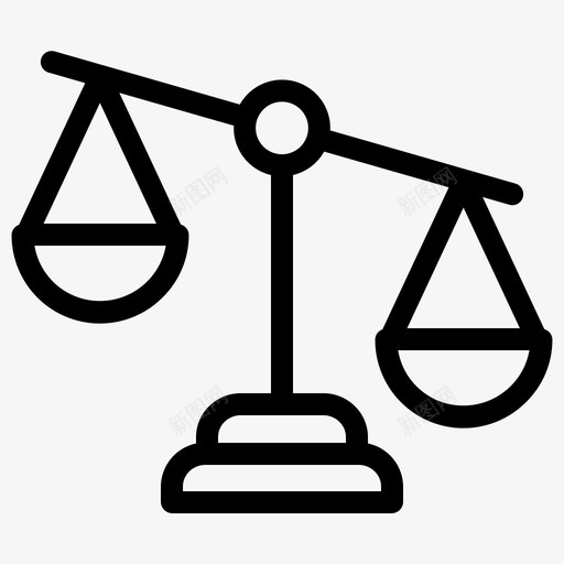法律平衡公正图标svg_新图网 https://ixintu.com 公正 平衡 法律