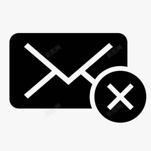 icon 10 mail cancel.2svg_新图网 https://ixintu.com icon 10 mail cancel.2