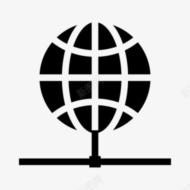 全球共享连接网络图标图标