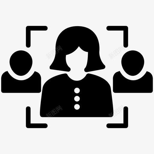 候选人申请人竞争对手图标svg_新图网 https://ixintu.com 企业管理字形图标 候选人 求职者 申请人 竞争对手 被提名人