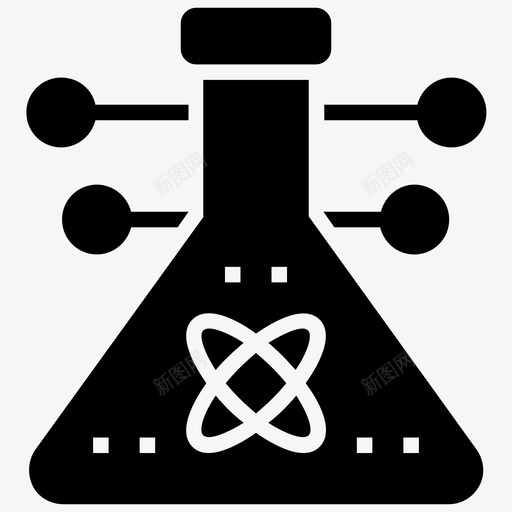 实验分析研究图标svg_新图网 https://ixintu.com 分析 实验 测试 研究 社交媒体策略字形图标