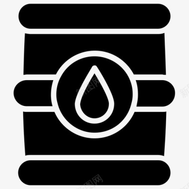 油桶原油工业图标图标