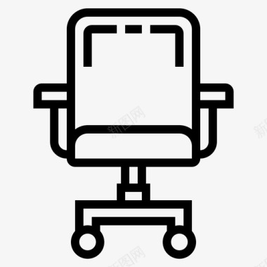 椅子座椅轮子图标图标