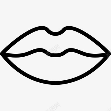 嘴唇人体图标图标
