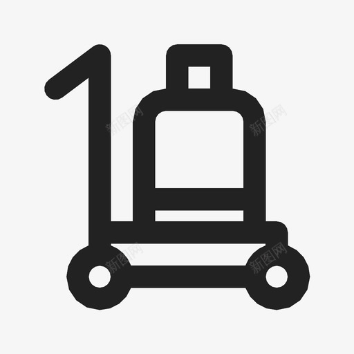 手推车送货家具图标svg_新图网 https://ixintu.com 家具 家用 手推车 送货