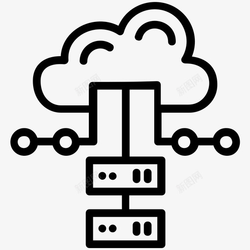在线数据库云服务器云服务器托管图标svg_新图网 https://ixintu.com 云服务器 云服务器托管 互联网服务器 在线数据库 编程线图标 网络服务器