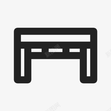 桌子木板家具图标图标