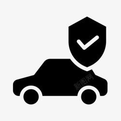 tic汽车保护选择图标高清图片