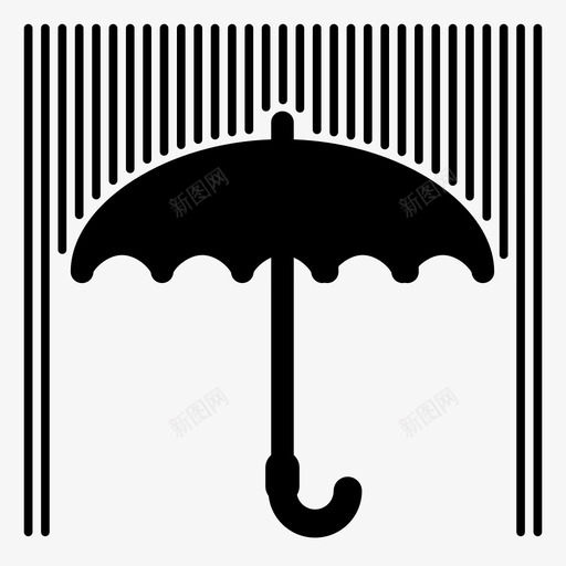 雨干伞图标svg_新图网 https://ixintu.com 伞 天气 干 湿 雨