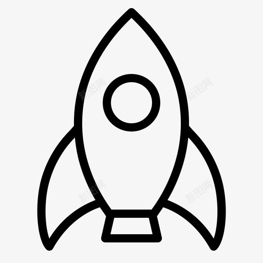 火箭助推快速图标svg_新图网 https://ixintu.com 助推 发射 太空 快速 火箭 迷你太空