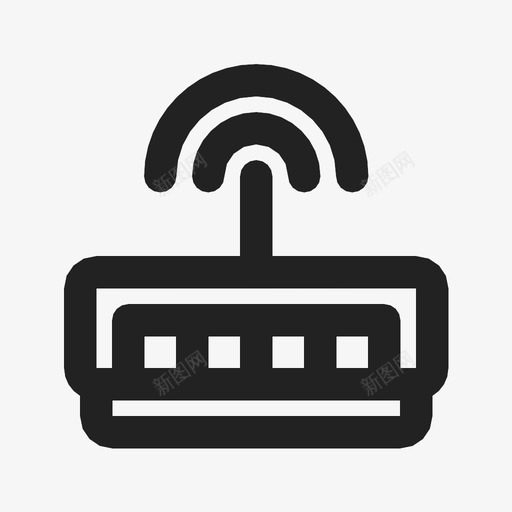 wifi小工具互联网图标svg_新图网 https://ixintu.com wifi 互联网 外围设备 小工具 路由器