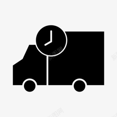 交货货物运输图标图标