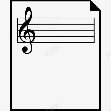 五角星音乐歌曲文件图标图标