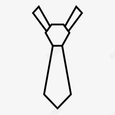 领带学校图标图标
