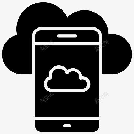 移动云计算云计算云计算网络图标svg_新图网 https://ixintu.com icloud 云计算 云计算网络 数据科学字形图标 移动云计算 移动数据存储
