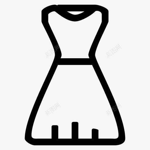 裙装、连衣裙svg_新图网 https://ixintu.com 裙装、连衣裙