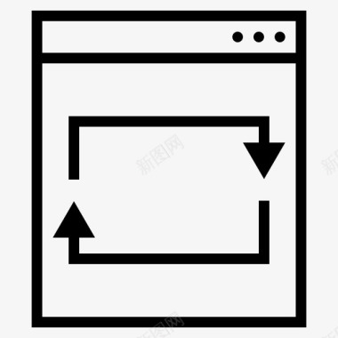 刷新页面刷新网站重新加载图标图标