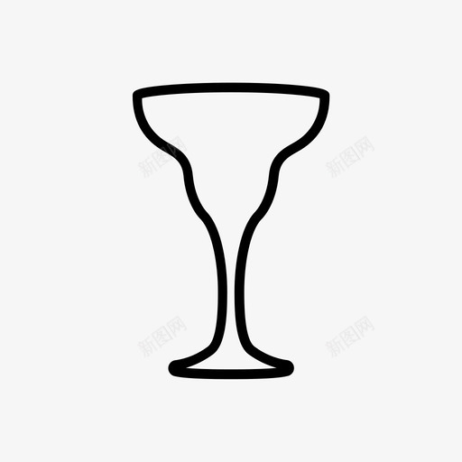 玛格丽塔杯鸡尾酒玻璃器皿图标svg_新图网 https://ixintu.com 玛格丽塔杯 玻璃器皿 鸡尾酒 鸡尾酒和酒吧玻璃器皿