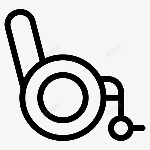 轮椅医疗患者图标svg_新图网 https://ixintu.com 医疗 医疗物品概述 患者 轮椅