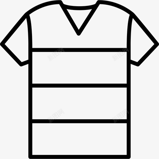 V领衬衫时尚漂亮的衣服图标svg_新图网 https://ixintu.com V领衬衫 时尚 漂亮的衣服