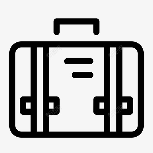行李箱包行李图标svg_新图网 https://ixintu.com 包 行李 行李箱 行李袋 贴纸