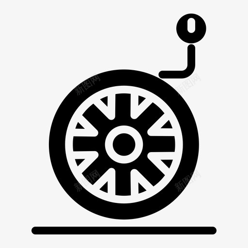 车轮汽车压力图标svg_新图网 https://ixintu.com 压力 汽车 车轮 轮胎