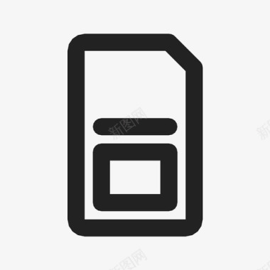 sim卡数据存储闪存卡图标图标