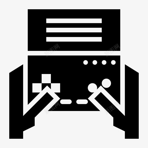 手持游戏机游戏游戏实心图标svg_新图网 https://ixintu.com 手持游戏机 游戏 游戏实心
