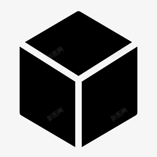 立方体三维方块图标svg_新图网 https://ixintu.com 25062018 三维 几何体 方块 立方体 长方体